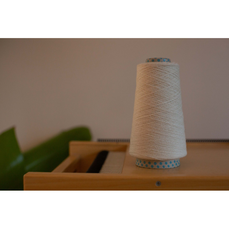 100% Tussah Silk Slubby 1/24 Nm - wild silk yarn for weaving and knitting - Weaving Gallery