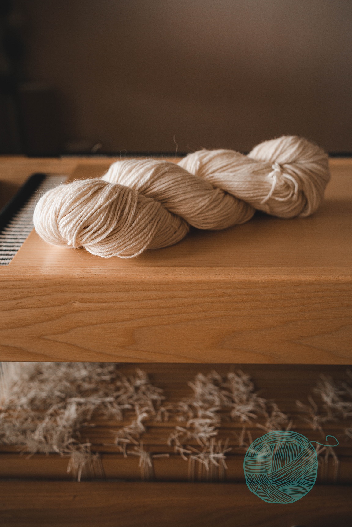 Przedza_tkacka_wloczka_welna_welniana_weaving_yarn_BFL_Bluefaced_Leicester_Wool