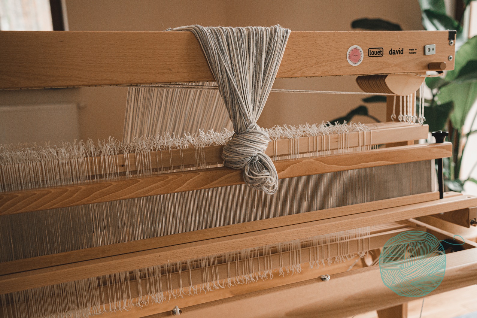 loom_krosno_tkackie_założona_osnowa_Warp